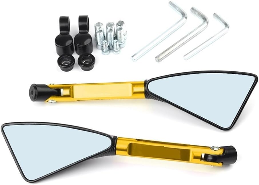 For CB150R CB300R GROM MSX125 MSX 125 Motorcycle Rearview Mirror Competition Rearview Mirror(Gold)