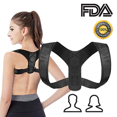 Chaleco Corrector De Postura, Posture Corrector, Faja Corregir Postura para Espalda Y Hombros, Espalda Recta Soporte, Aliviar La Joroba para Mujer Hombre Ninos (2019 nueva llegada x)