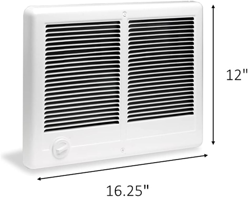 Dimensions of the Dimplex DCSTC Series Electric Wall Heater