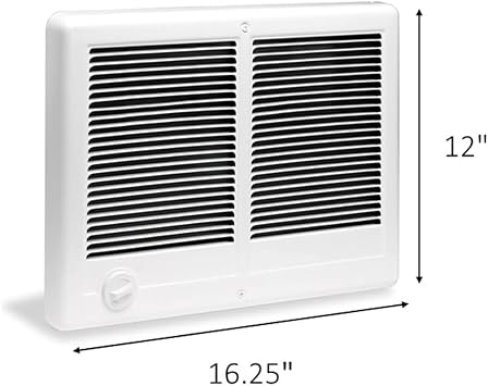 DIMPLEX High Output Heater 4000W/3000W 240V/208V Complete Unit w/Thermostat - White, Medium, (CSTC402TW)