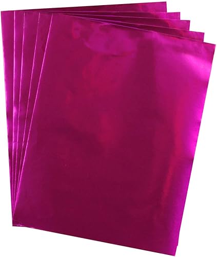 Miniatura 10 de Hygloss Papel de aluminio metálico para artes y manualidades, actividades de aula y artistas, decoración de fiestas o vacaciones, 8.5 x 11 pulgadas,