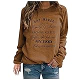 Christian T Shirts Women Plus Size Tees - Waymaker Light in The Darkness Promise Keeper - Christian...