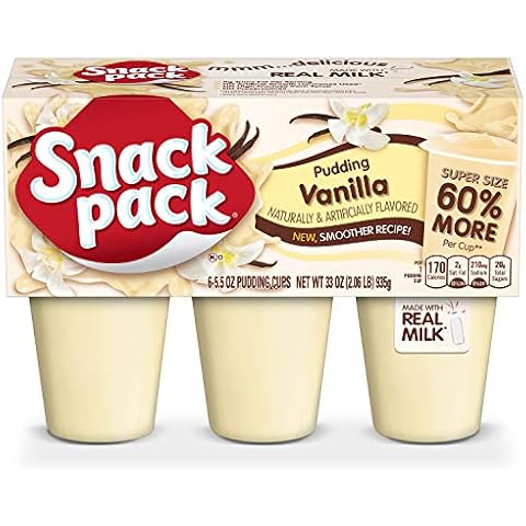 Super Snack Pack Vanilla Pudding Cups, 6 Count, 8 Pack Cover