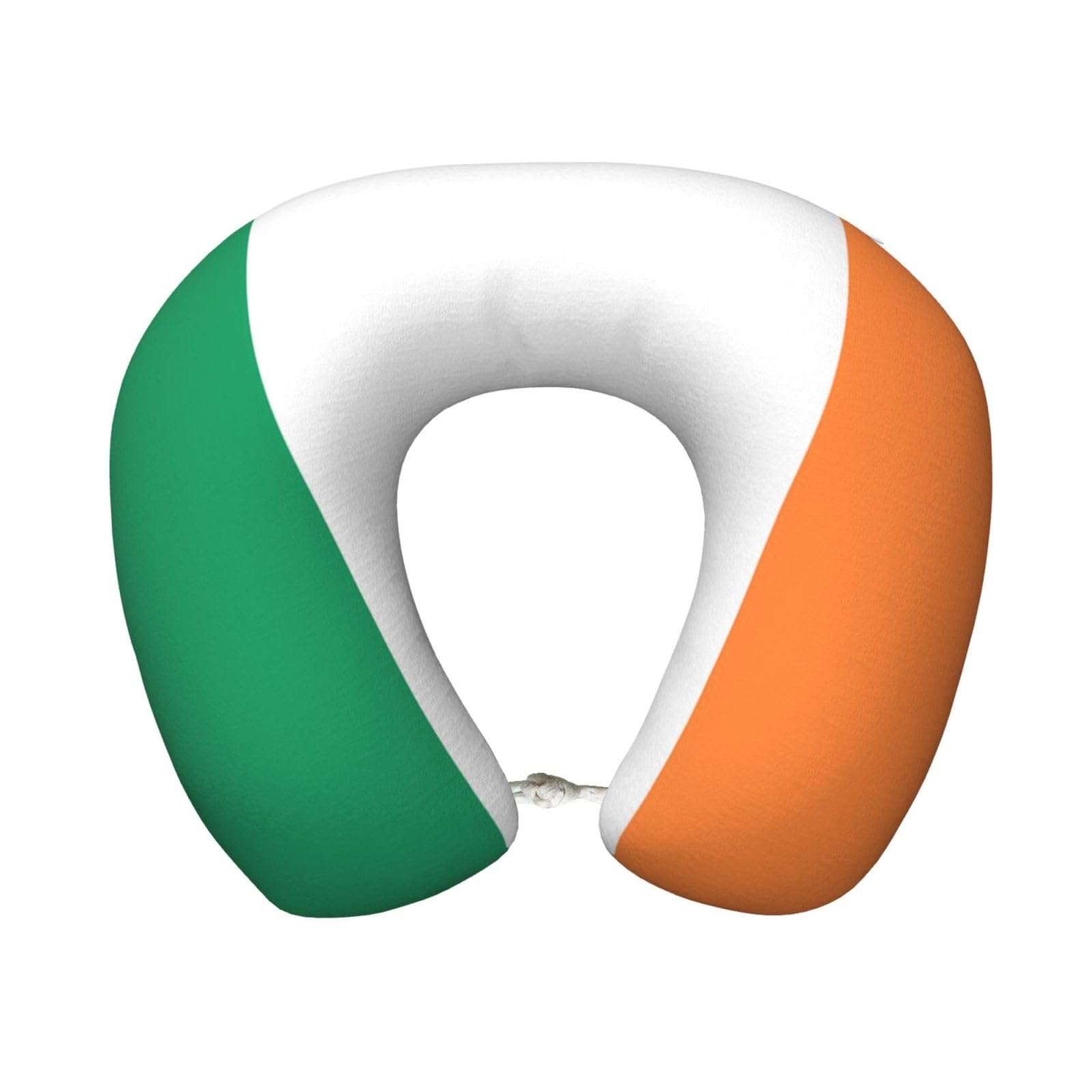 BOAIHH Irish flag Memory Foam Travel Pillow for Soft Comfort Fits Snugly for Naps Office, and Airplane Use