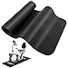 Hahorpa 43*120cm Treadmill Mat Floor Protector, Anti Vibration Turbo Trainer Mat, Non-Slip Double-Sided Silicone Exercise Mats Thick, Stable Gym Floor Mats for Fitness Equipment, Indoor Cycling, Home
