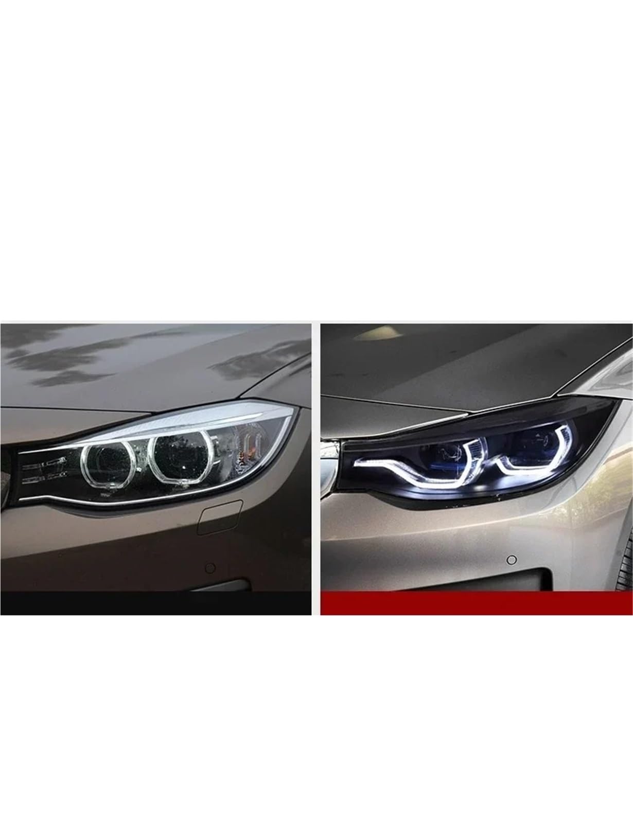Faro Anteriore per BMW Serie 3 GT F34 2013-2019 Faro proiettore Luce Diurna Accessori automobilistici Luci per Auto Gruppo Ottico per Auto (Fari Laser)