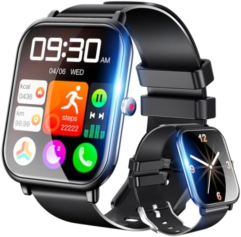 （03:30時点） スマートウォッチ 【新登場モデル・1.9インチHD高精細ディスプレイ】 iPhone対応 アンドロイド対応 Bluetooth5.3 Line通知