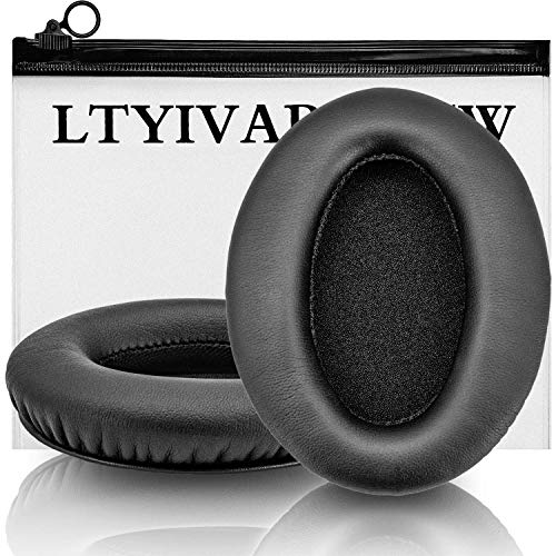 Repuesto Almohadillas para Oído Compatible con MDR-NC60 NC60 Auriculares con Cancelación de Ruido (Almohadillas Negras) miniatura 1