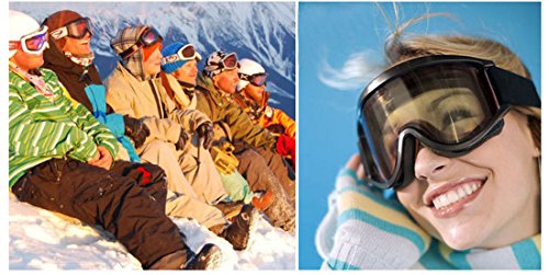 OYMI UV Protection Windproof Dustproof Outdoor Sports Ski Glasses Army Tactical Military Airsoft Goggles Snowmobile Bicycle Motorcycle Football Safety Glasses Protective Goggles (Black, Gray) - Image 7