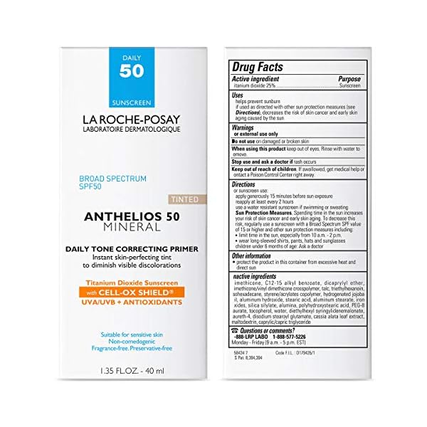 La RochePosay Anthelios Mineral Daily Tone Correcting Tinted Face