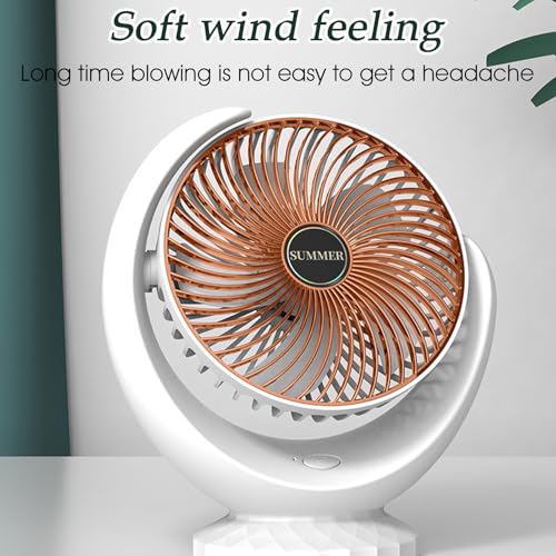 Ventilateur portable de table rechargeable pour maison et bureau - 8