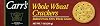 Carr's Whole Wheat Crackers, 7 Ounce
