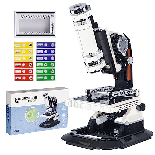 Samyblocks 00425 Ideas Microscope Building Blocks,Classic Microscope Models Building Set,Best Stem Gift cover