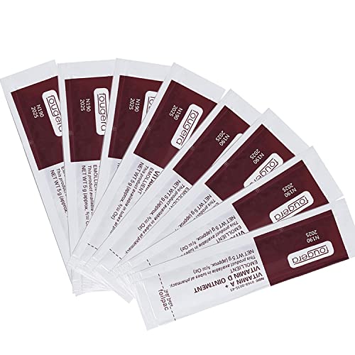 Crema de tatuaje, 100 unidades de microblading, ungüento de vitamina A y D, anticicatrices, crema de cuidado posterior del tatuaje para maquillaje, microblading y suministros de curación de tatuajes