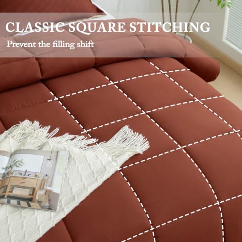 HIG 3pc BRIC Queen Size Bedding Comforter Set Duvet Insert Blanket by HIG - Used condition - Image 4