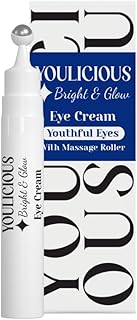 Youlicious Bright & Glow Eye Cream 15Ml | Caffeine, Green Tea, Hyaluronic Acid-Vitamin E | Reduces Dark Circles, Puffiness & Fine Lines-Eye Care