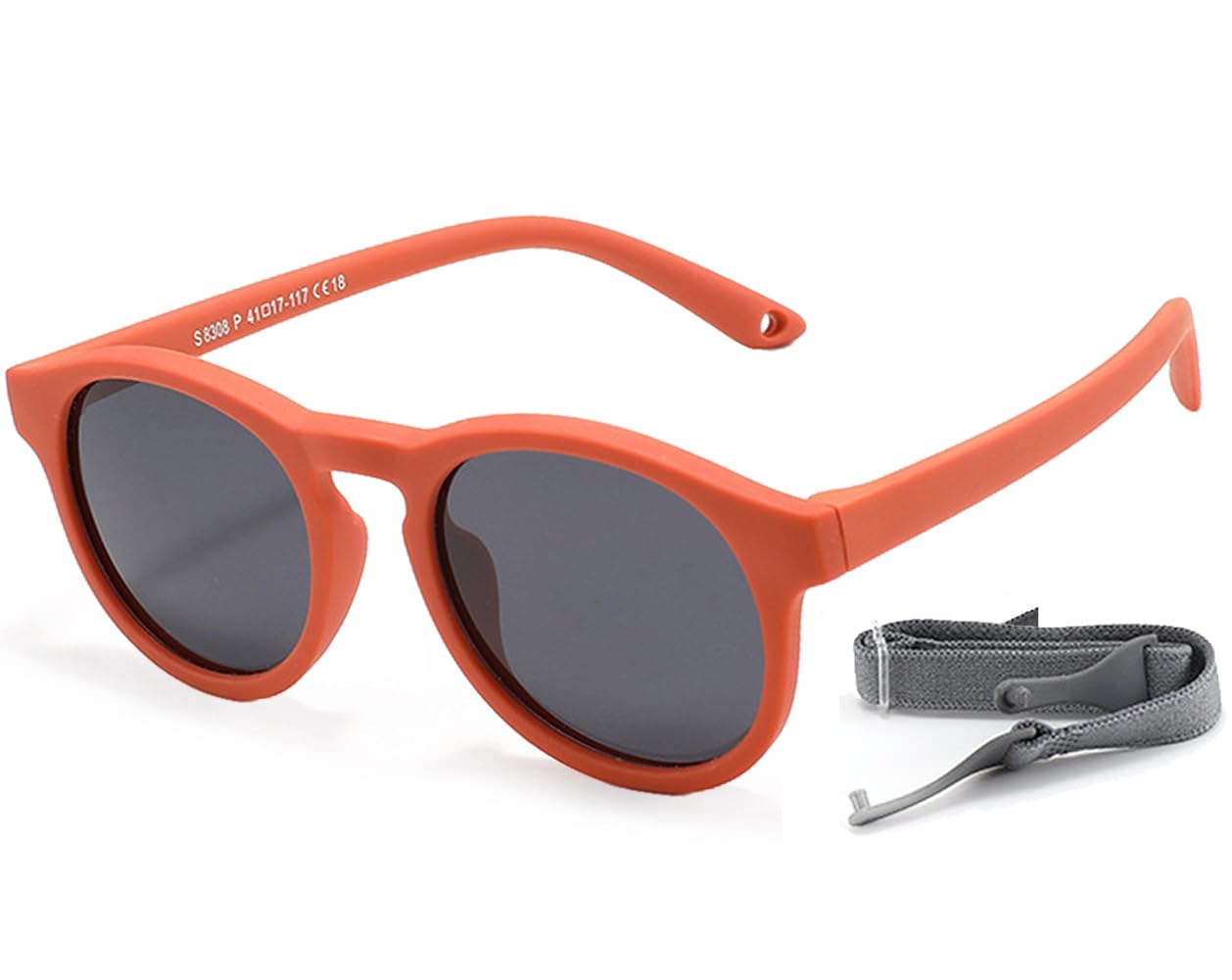 Protezione UV400 Bambini Occhiali Da Sole Polarizzati Per Bambini 0-3 Anni - Cinturino Regolabile, UV400, Montura In Silicone Morbido Polarizzati