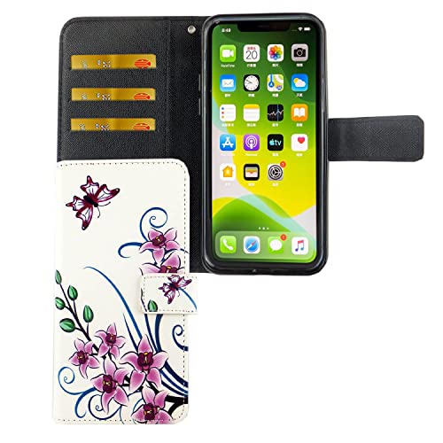 Protégez votre écran d'iPhone 11 des rayures avec cet étui portefeuille blanc lotus