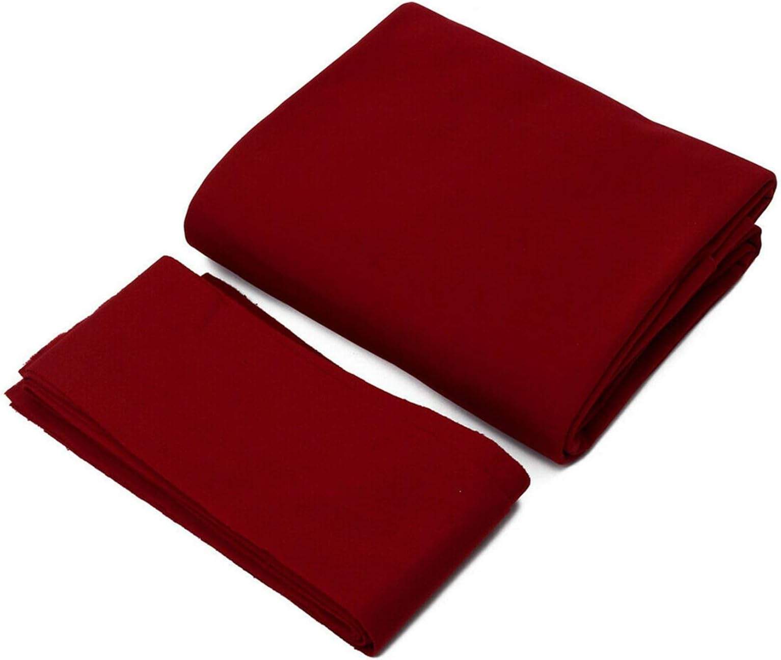 Pilarmuture Billiard Cloth Pool Table Felt, Fast Speed Pool Cloth, Table Ball Speed Cloth,Billiard Snooker Cloth Felt for 7/8/9 Mat Strips Bar Hotel Professional Durable Pool Table Cloth(Red,8ft)