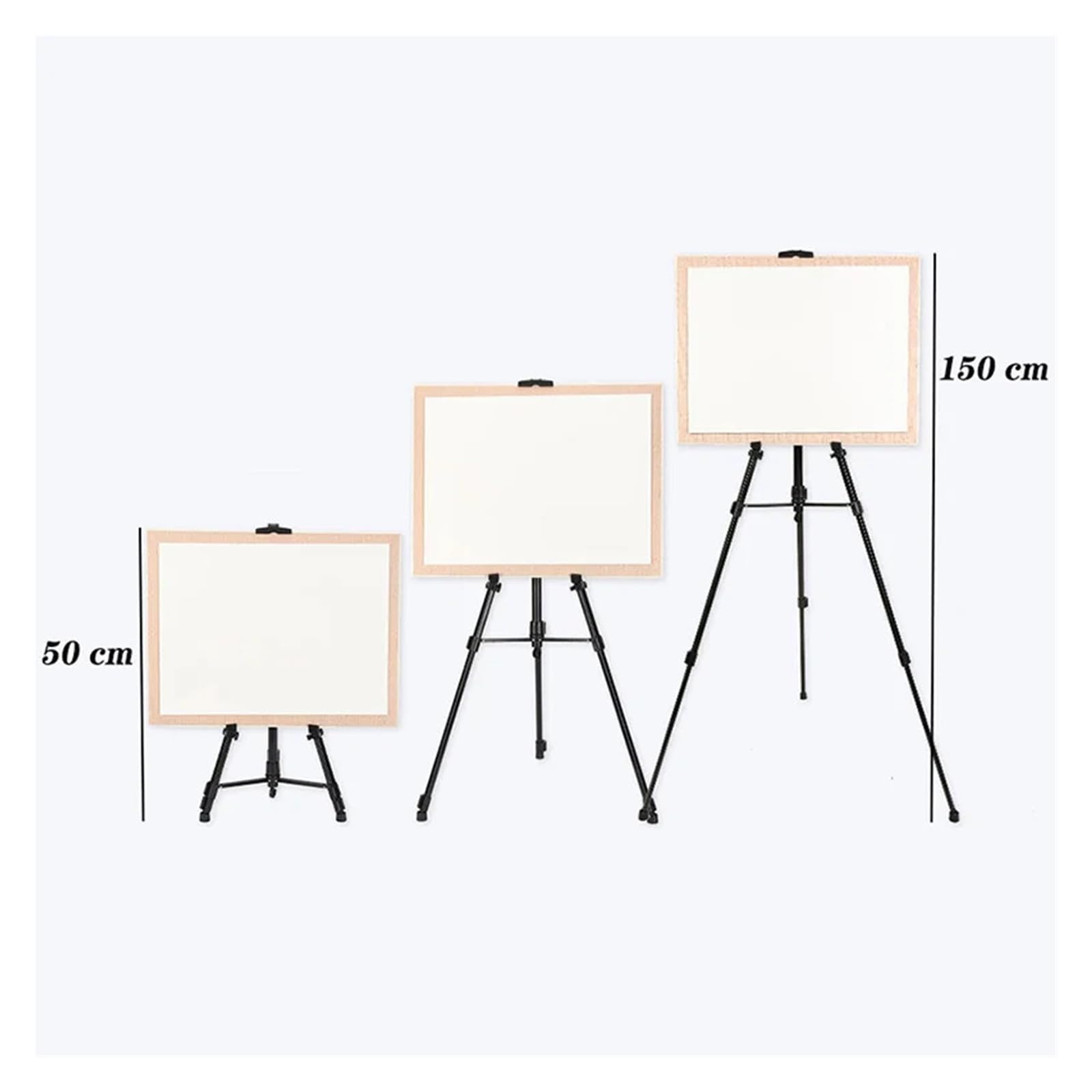 Cavalletto da disegno regolabile portatile for i viaggi(Gray aluminum alloy)