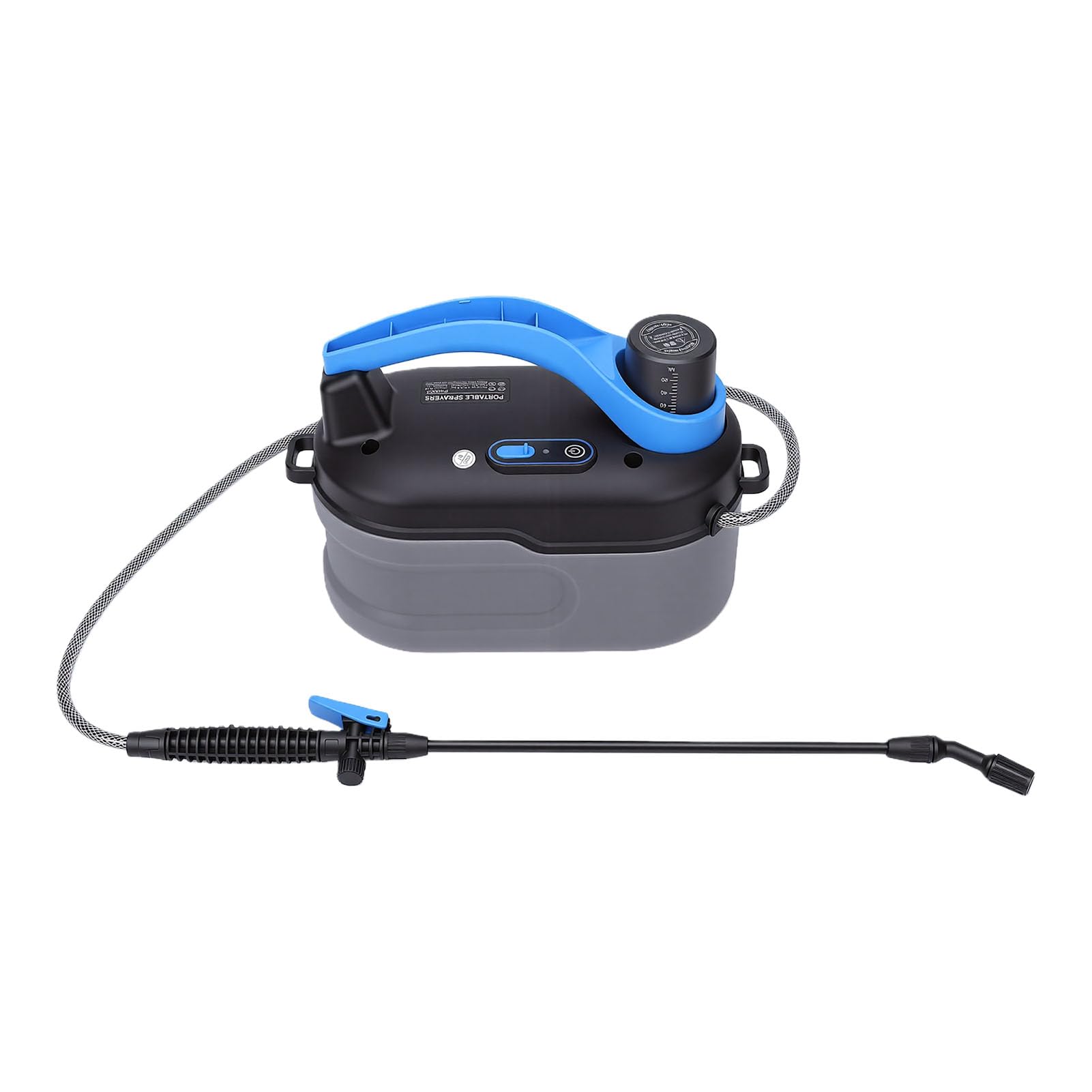 VBESTLIFE Elektrisches Gartensprühgerät, Batteriebetriebenes 1800-mAh-Sprühgerät mit Verstellbarem Teleskopstab und Düse für die Garten- und Pflanzenpflege (4L)
