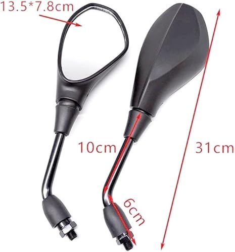 Miniatura 2 de Rear Vew Mirrors For BMW F650GS F800GS F800R 2008-2011 F 650 800 GS Motorcycle Rear View Mirrors 10mm Bar End Rear View Mirrors