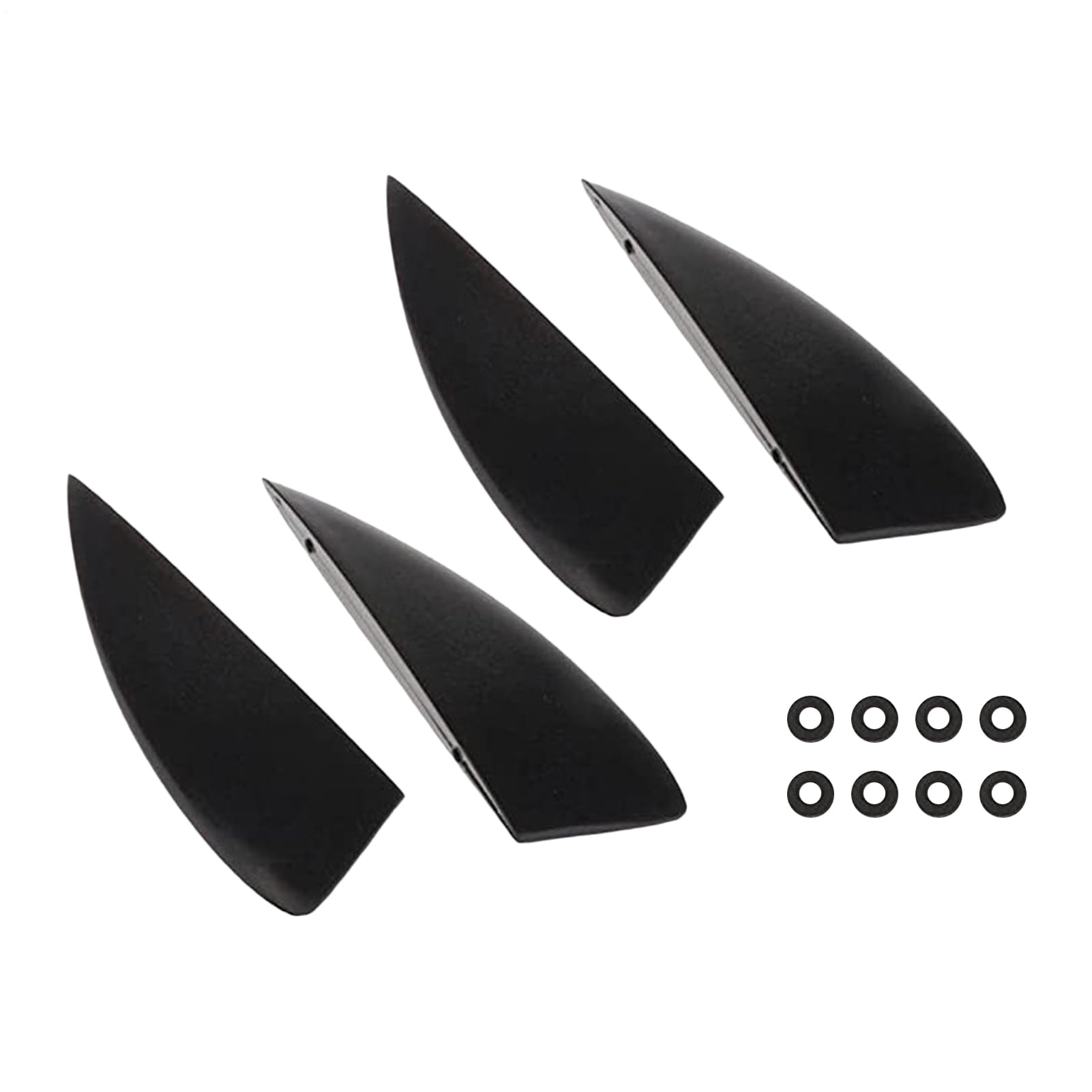 Aileron De Surf,Stabilisateur Aquatique Démontable pour Kitesurf | Set de 4 Pièces Léger Amovible pour Surf, Natation et Sports Nautiques