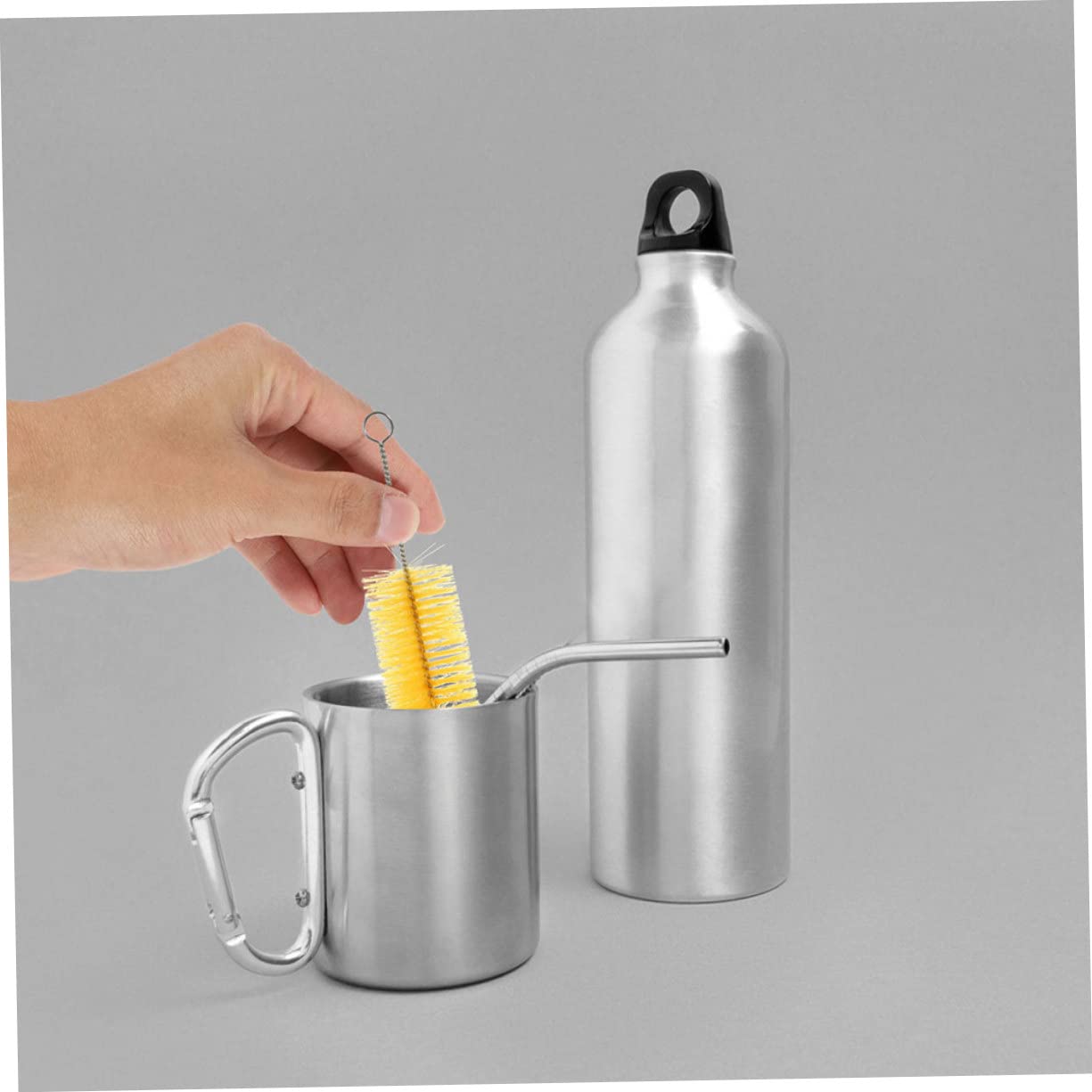 BESTYASH 5 Set Bottiglie Per Pulitori Portatili Inossidabile E Facile Usare E Conservare Per Bottiglie E Graffi 12 Pezzi * 5
