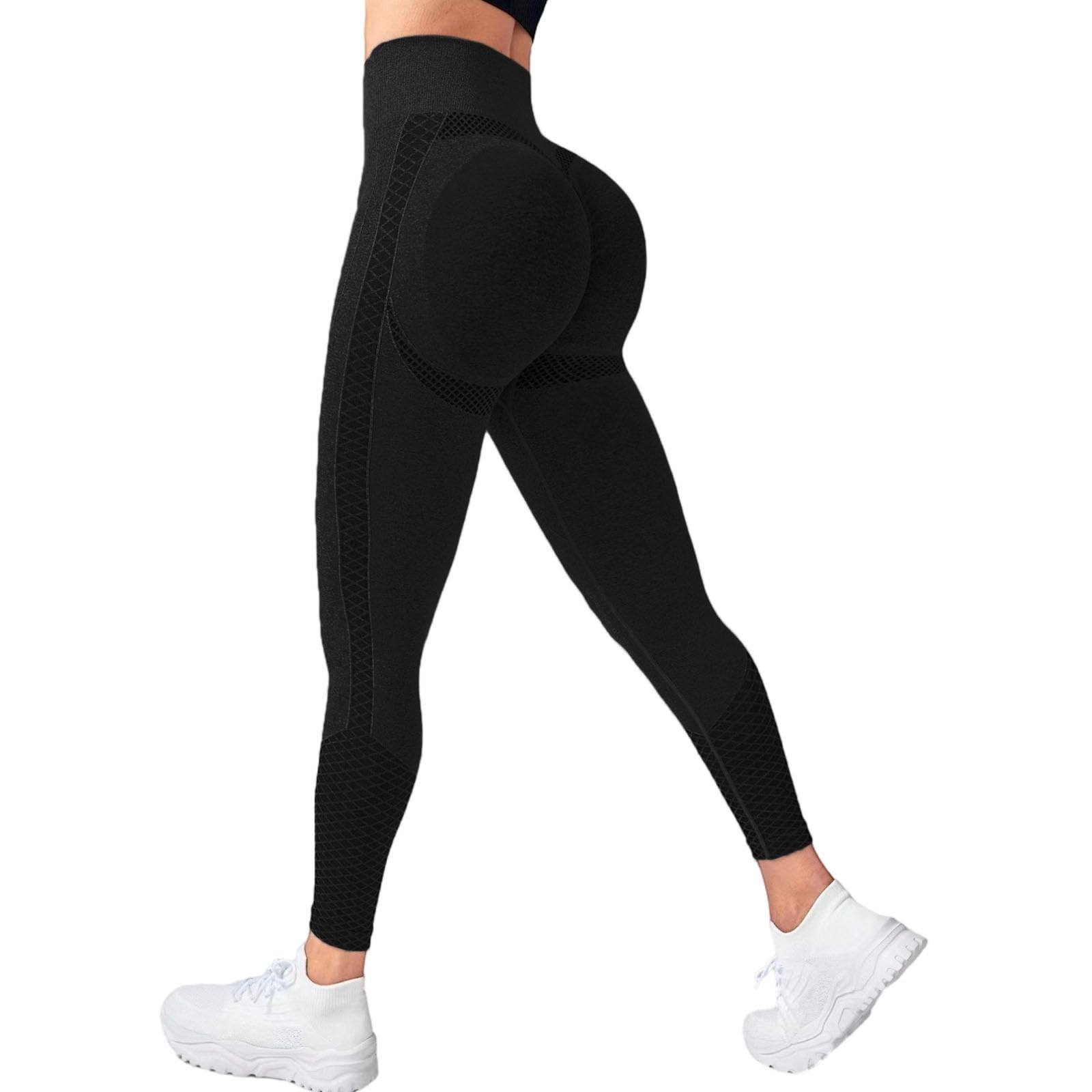 Damskie legginsy sportowe Push Up Booty Scrunch Legginsy wyszczuplające spodnie na siłownię z wysokim stanem matowe bezszwowe legginsy antycellulitowe joga fitness