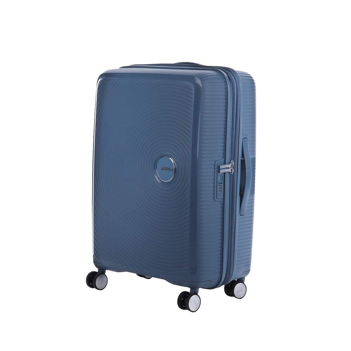 VALIGIA AMERICAN TOURISTER SERIE SOUNDBOX COLSTBLU CM 71 PESO 3,7 KG, Manico telescopico