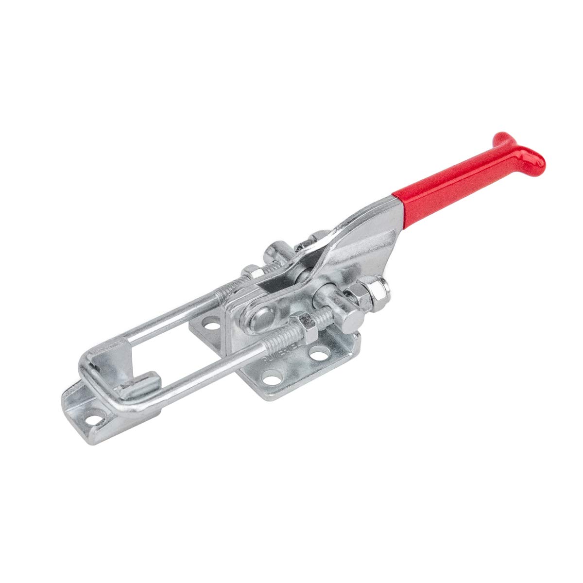 POWERTEC 20307 Heavy Duty Adjustable Latch-Action U Bolt Toggle Clamp 431-700 lbs Holding Capacity, 1PK