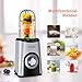 homgeek Batidora de Vaso, Licuadora Smoothies de Alta Velocidad con 350W, 2...