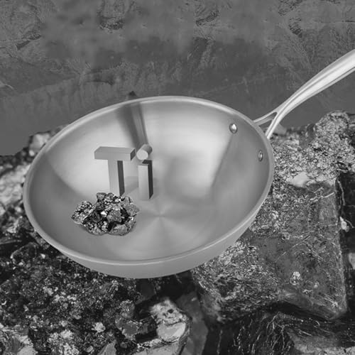 Wok de Titanio Pure Titanium Cookware 11.81 IN miniatura 7