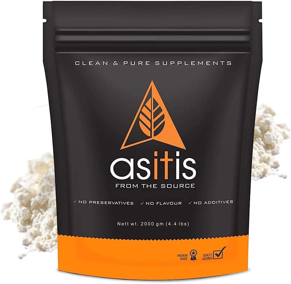 AS-IT-IS Nutrition Whey Protein Isolate 90% - 2 Kg/70.5 Oz | Protein 27g & Bcaa 5.9g Per Serving Fast Absorption Perfect as Post-workout Nutrition Cross-flow Microfiltered