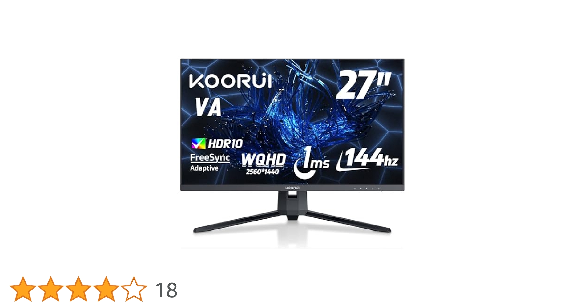 Amazon.co.jp: KOORUI ゲーミングモニター 27インチ WQHD(2560
