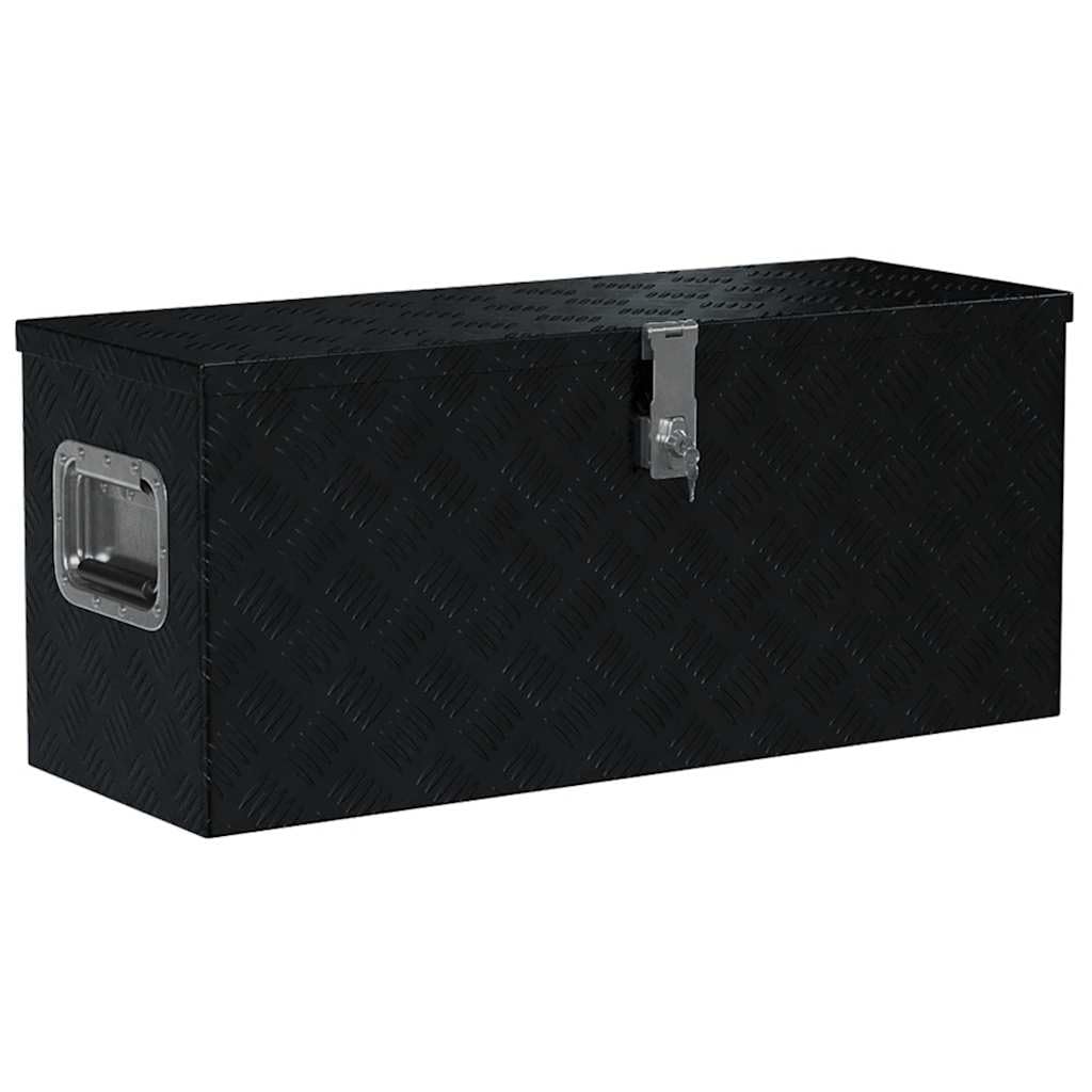 Genérico Caja de Aluminio 70x24x42 cm Forma trapezoide Plateada,Bricolaje,Accesorios de Bricolaje,Organización y Almacenamiento de Herramientas,Cajas de herramientas-142942