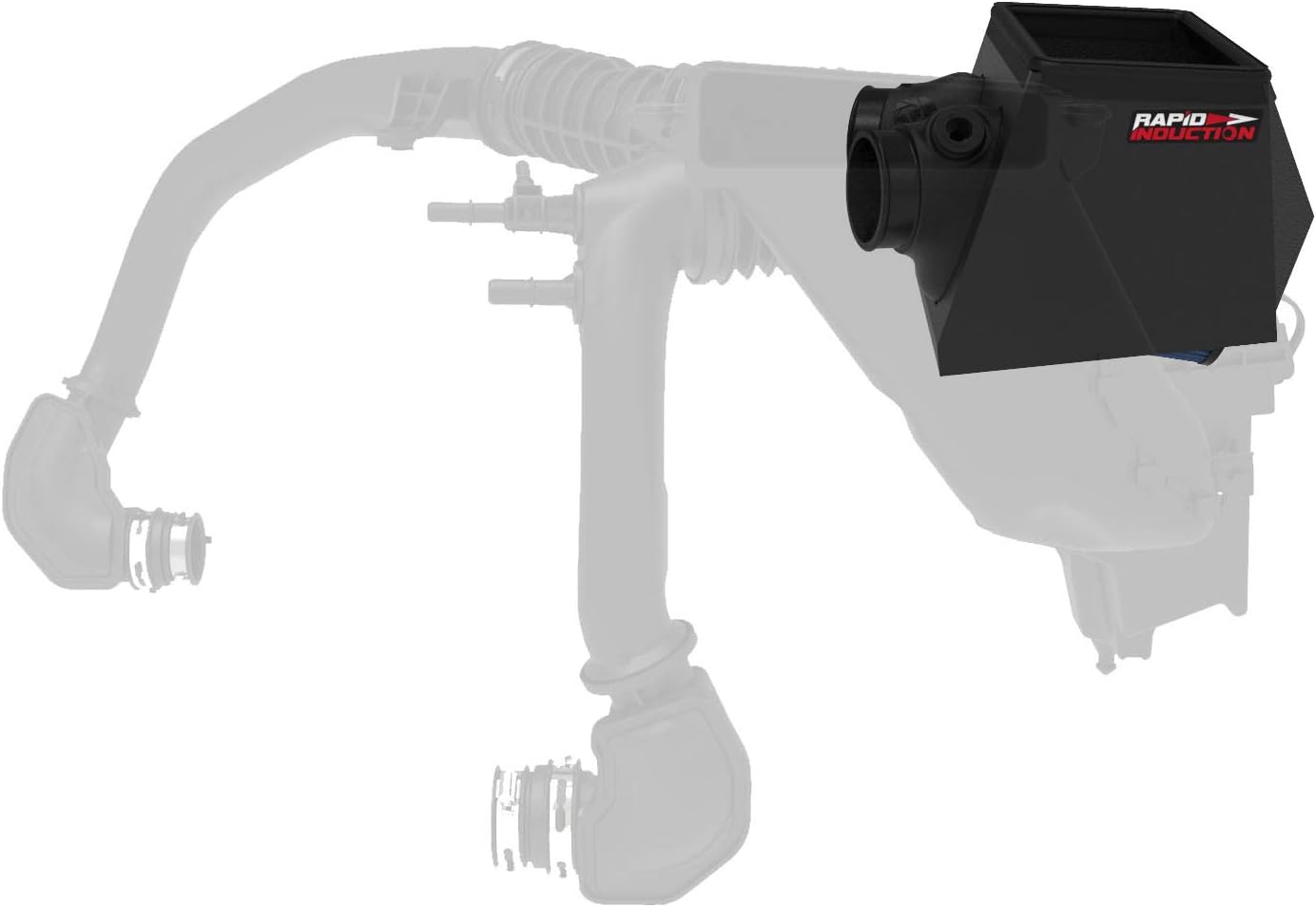 aFe Power 52-10003R Rapid Induction Cold Air Intake System for Ford Edge ST, Washable, Oiled Filter Media