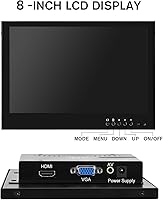 Vista 2 de HSL Microscopio trinocular compuesto LCD de 8 pulgadas,Microscopios biológicos profesionales 40x-2500x para laboratorio de adultos,Microscopio