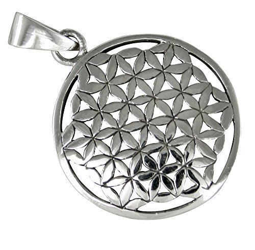 Preisvergleich Produktbild AFP Anhänger Blume des Lebens 925 Sterling Silber AS-375