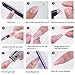 Makartt Poly Nail Gel Kit 30ML 7 Rainbow Bright Colors Gel Builder for Nail Extension Neon Red Blue Purple Orange Yellow Green DIY Gel Nail Kit Salon Use or DIY Nail Art at Home Supplies