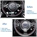 Fit for Toyota 86 GT86 2022 and for Subaru BRZ 2022 Steering Wheel Button Cover, Steering Wheel Panel Protection Frame Trim, Car Steering Wheel Decoration Frame Trim (Carbon Fiber Pattern)