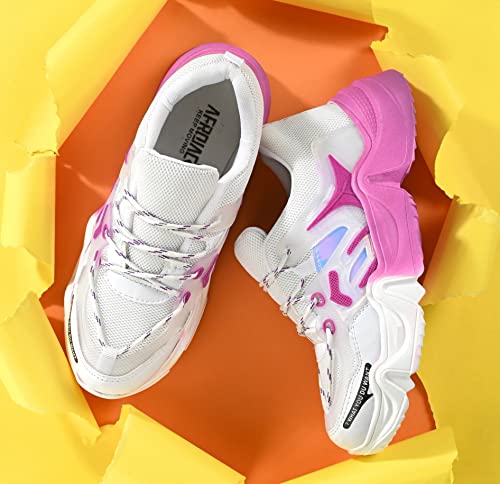 Image of AFROJACK Womens Western - Embellished Colour Blocked Sneakers w700