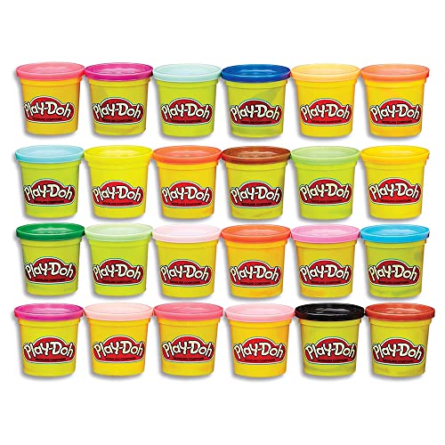 Play-Doh Modeling Compound 24-Pack Case of Colors, Non-Toxic, Multi-Color, 3-Ounce Cans, Ages 2 and up (Amazon Exclusive) #1