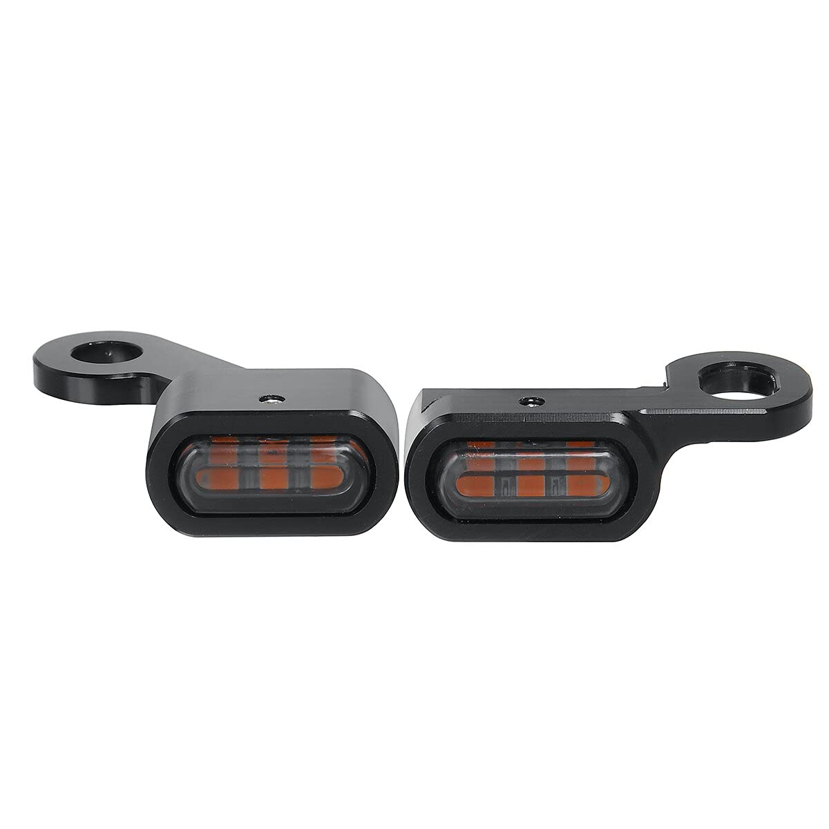 2Szt Motocykl Mini Led E Mark Kierunkowskaz Światła Kierunkowskaz Do Harley Sportster 2004-2020 - Czarny