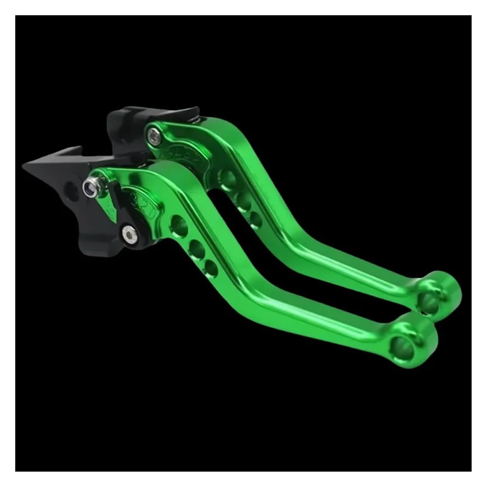Abdktmnx Green Motorcycle Accessories Motorbike Cnc Clutch Drum Brake Lever Handle Adjustable Handlebar Set Parts Moto Handlebar Clutchs Brakes Levers