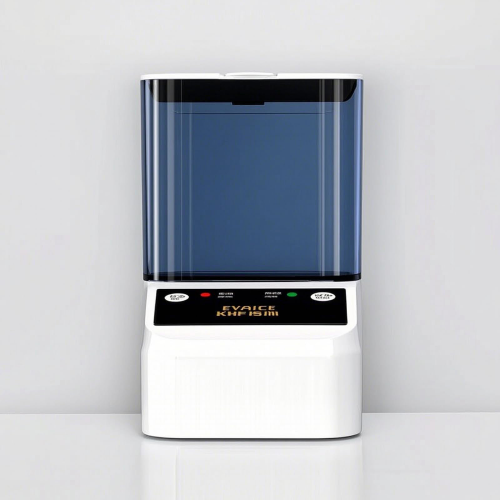 Gralara Distributeur Nourriture avec Gran Capacité Mangeoire d’Aquarium Double Alimentation pour Vacances, Noir