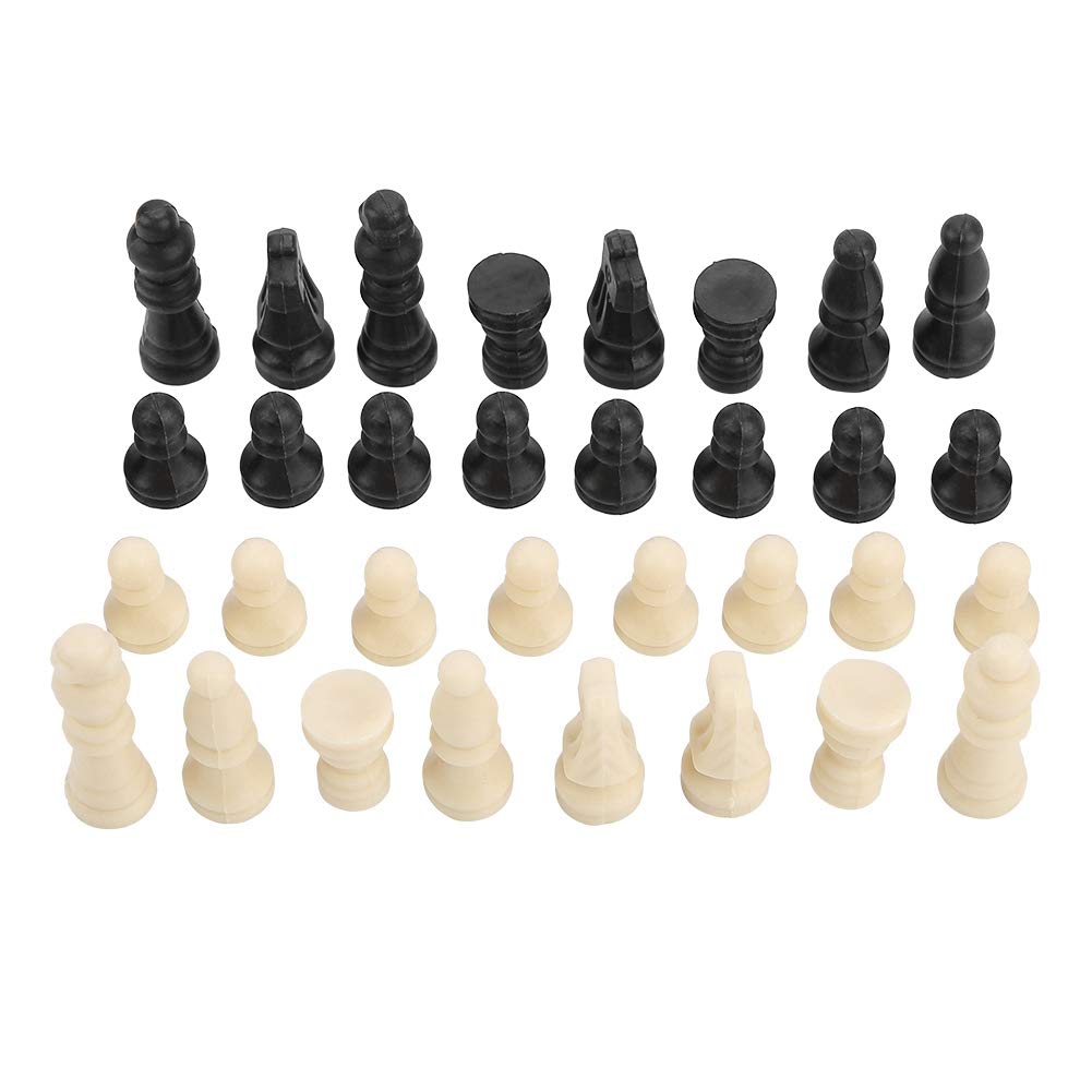 Small Wooden Chess Magnetic Chess 12×10×3 32Pcs International Chess Entertainment Tool For Fun 13Mm Diameter - Image 3