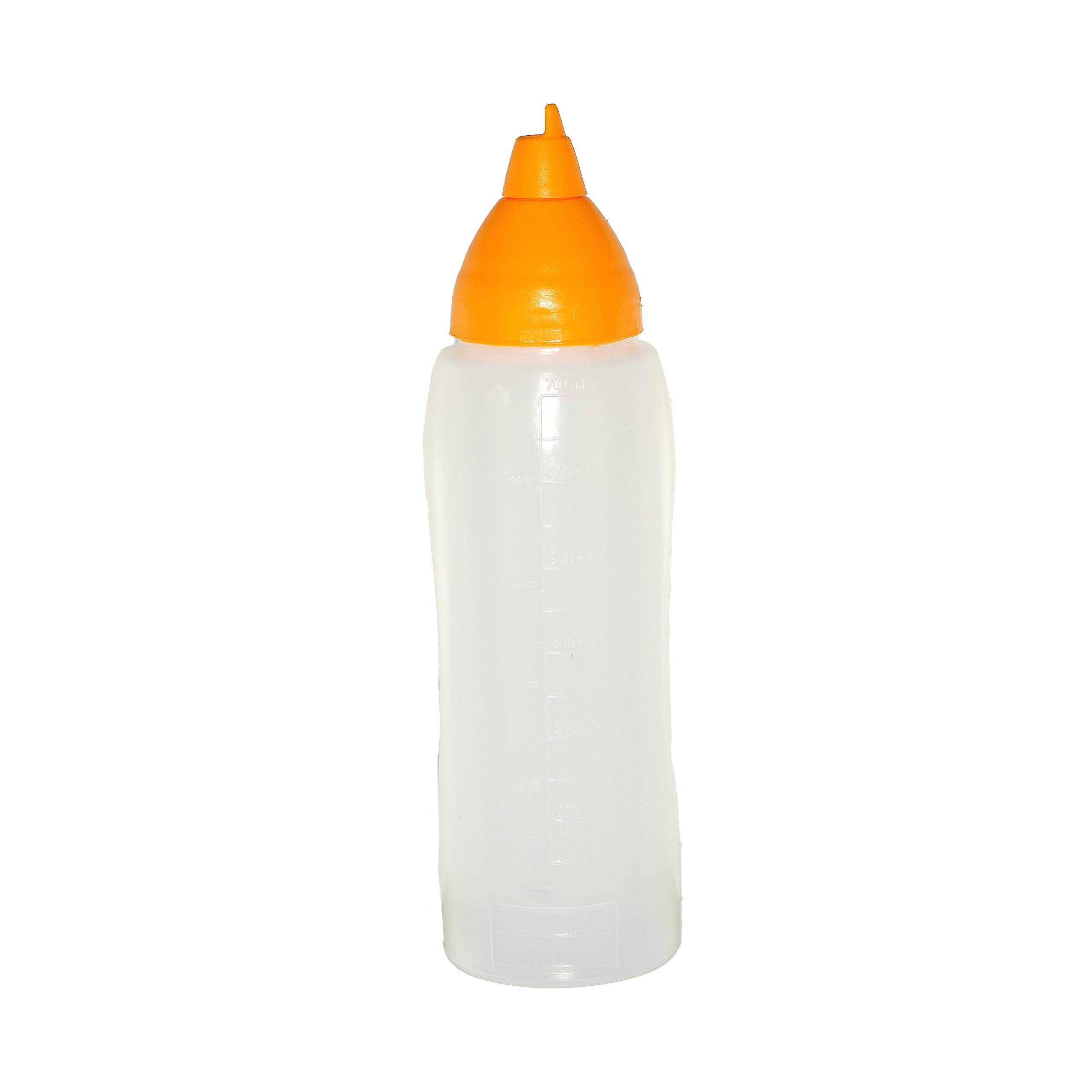 6 flaconi gialli da spremere, 750 ml, senza goccia, per ketchup, senape