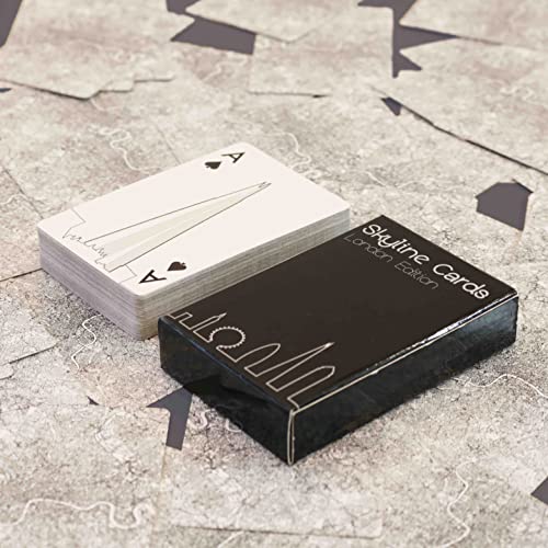 Skyline Chess - London Playing Cards, Black and White, 8.9x5.7cm - Image 3