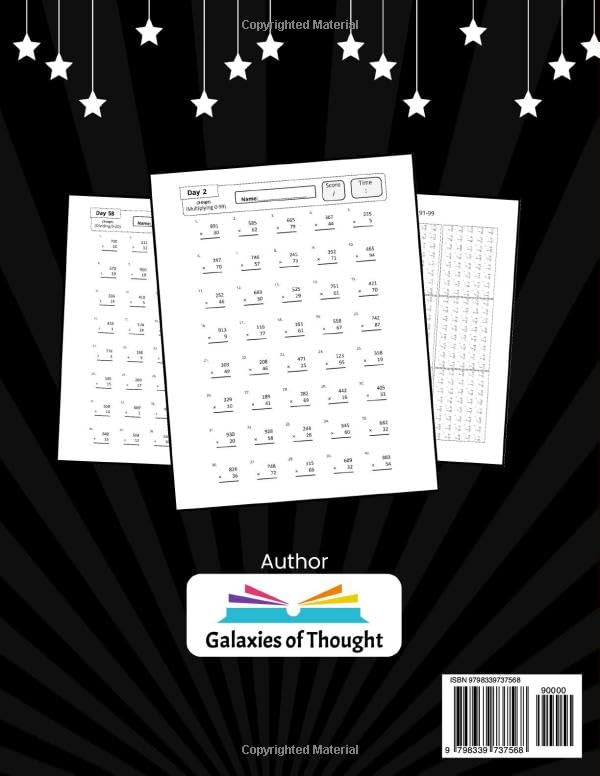 Multiplication and division workbook for 6th grade: "Timed Math Drills for 6th Graders | Improve Multiplication and Division Accuracy and Speed with 100 Challenging Timed Tests" - Image 2